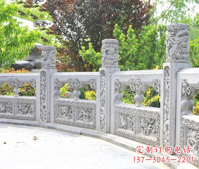 东莞园林景观大理石栏板石雕 (9)