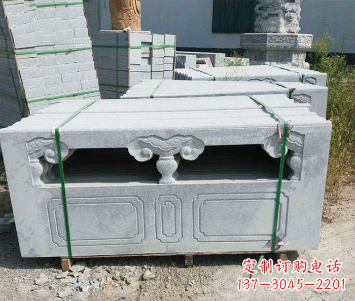 东莞园林景观大理石栏板石雕 (13)