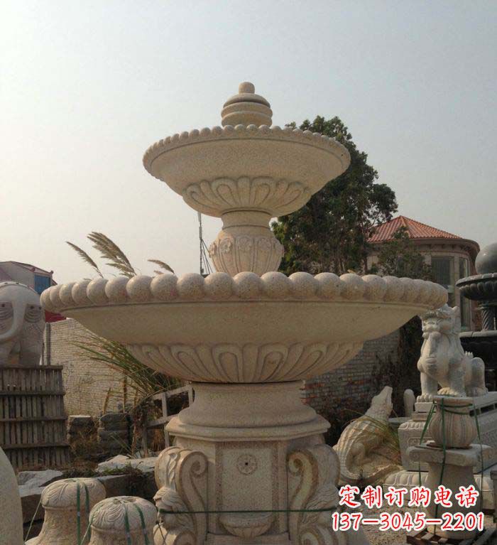 东莞园林景观大型喷泉石雕