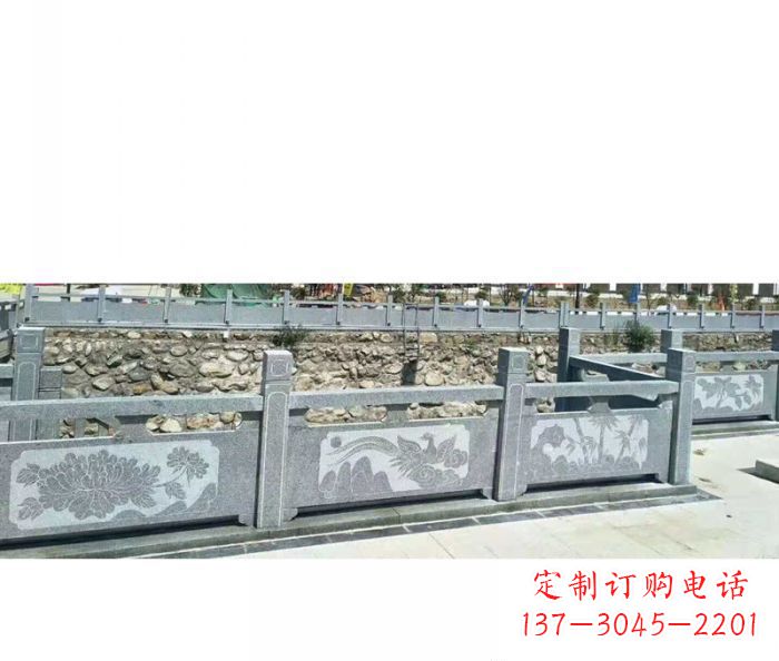 东莞园林景观仿古石雕栏板 (5)