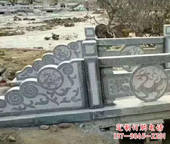 东莞园林景观仿古石雕栏板 (10)
