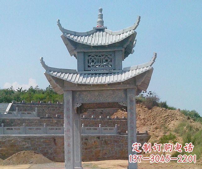 东莞园林景观仿古石雕凉亭