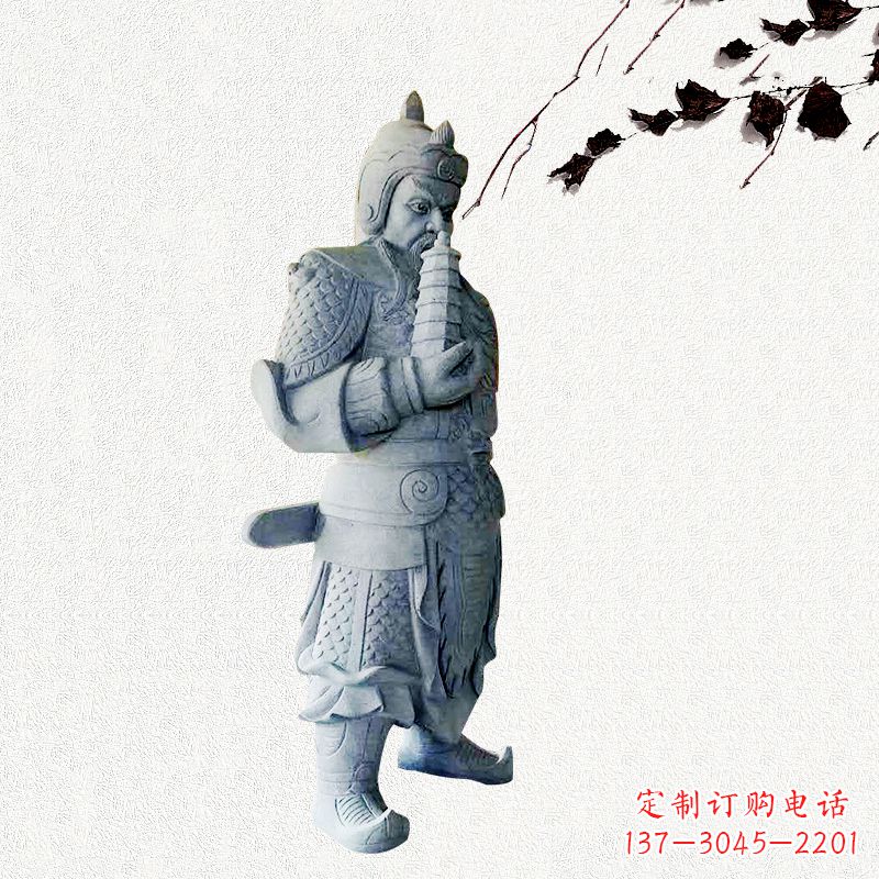 东莞中国古代神话中的托塔天王石雕塑