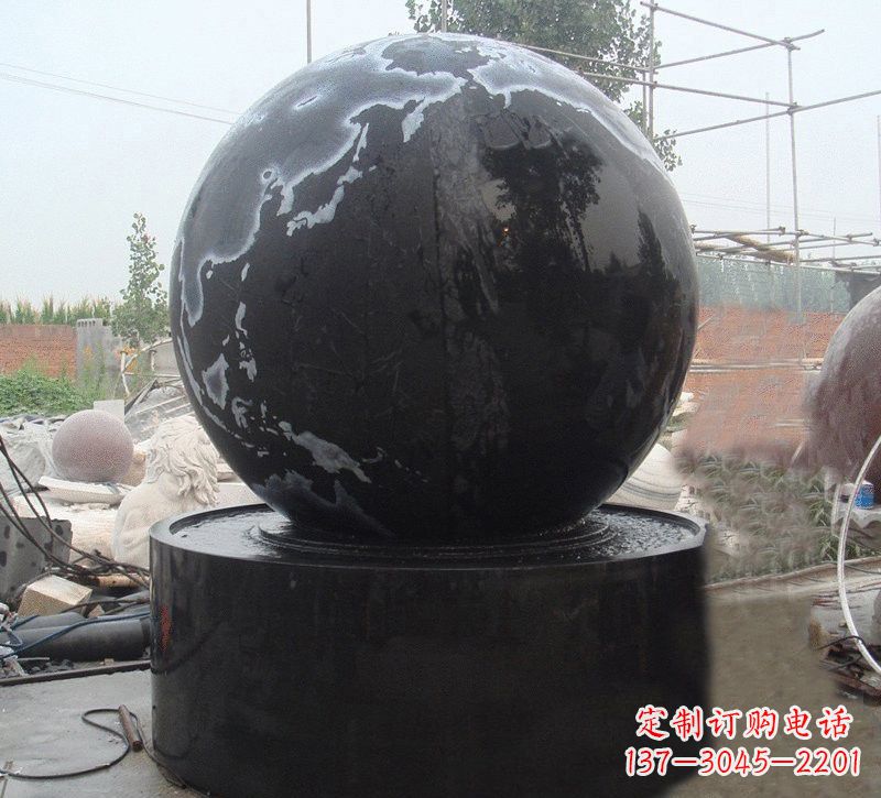 东莞中国黑风水球石雕