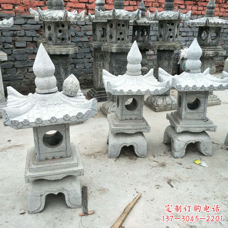 东莞中式庭院石雕灯笼