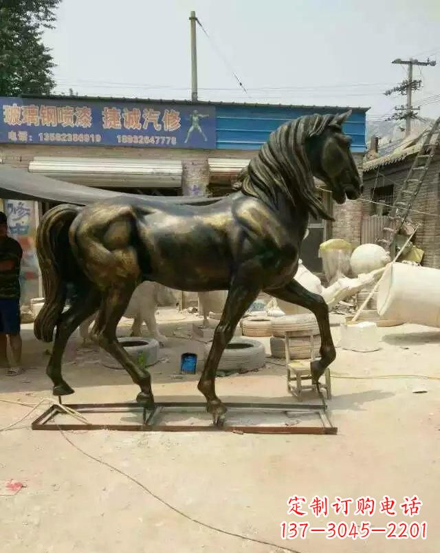 东莞铸铜马雕塑