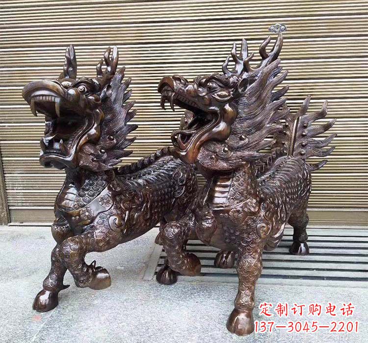东莞铸铜铜麒麟