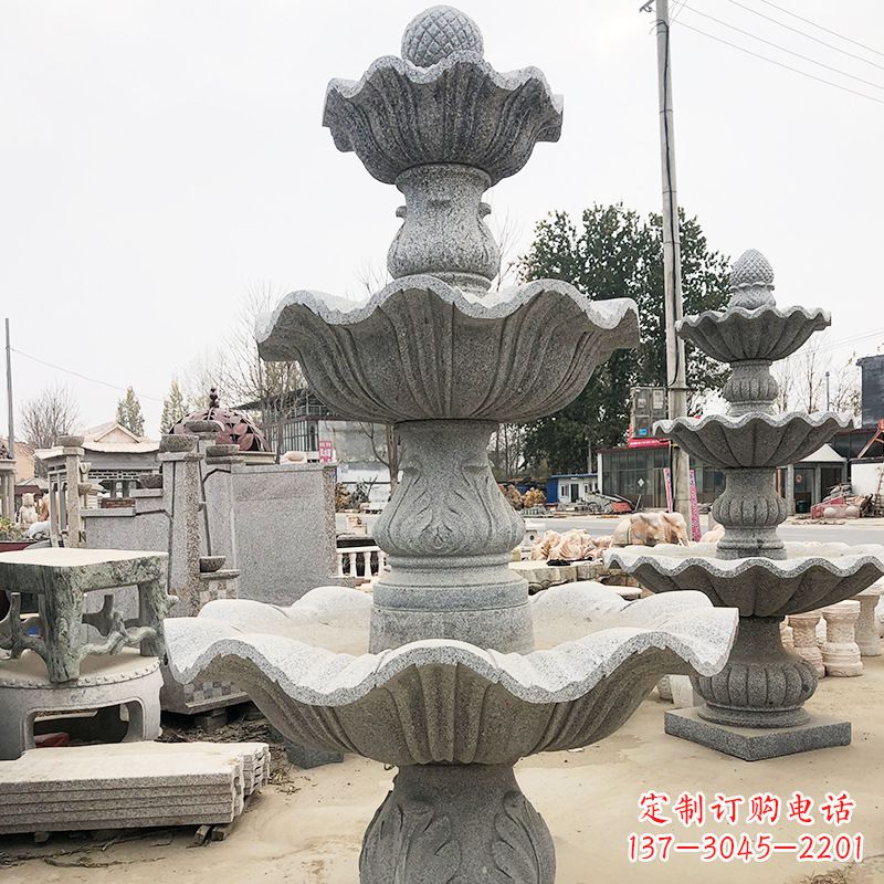 东莞自然石雕流水喷泉