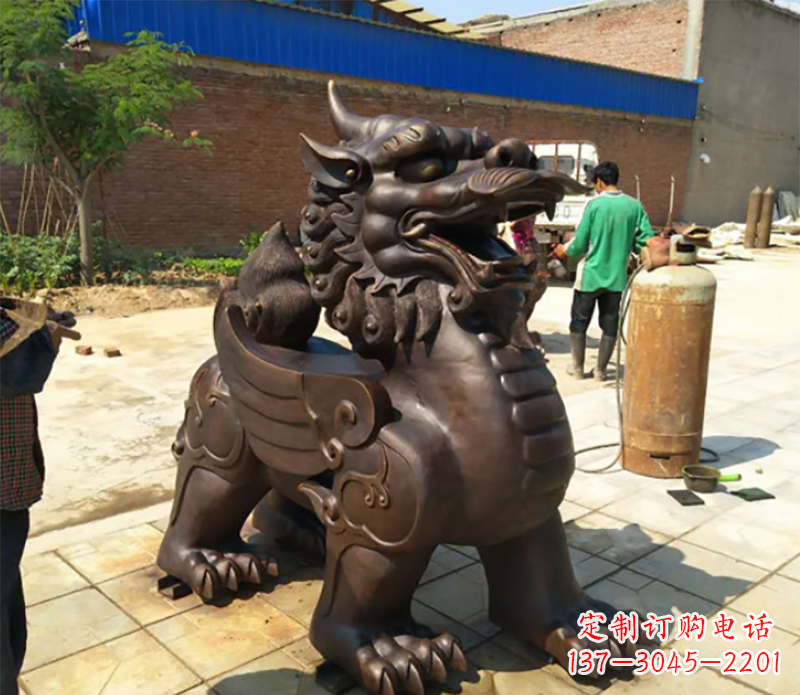 东莞貔貅铸铜雕塑